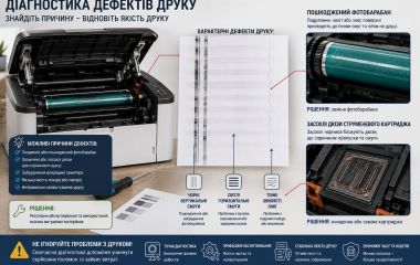 Що робити, якщо принтер друкує смугами?