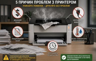 5 помилок, які «вбивають» принтер