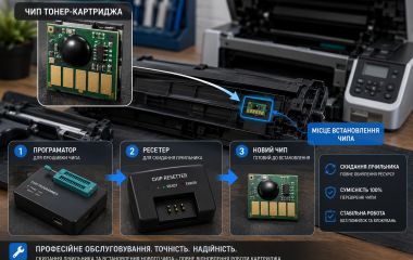 Як правильно обнулити чип картриджа: тонерного та струменевого?