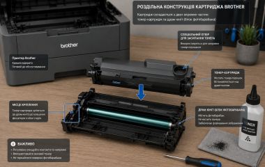 Заправка картриджів Brother: ціна та особливості послуги