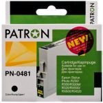 Картридж сумісний Epson T0481 (C13T04814010) 460 арк, чорний Patron (PN-0481)