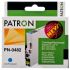 Картридж сумісний Epson T0482 (C13T04824010) 460 арк, блакитний Patron (PN-0482)