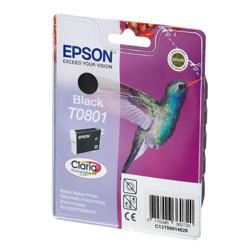 Картридж T080140 чорний Epson (C13T08014010/C13T08014011)