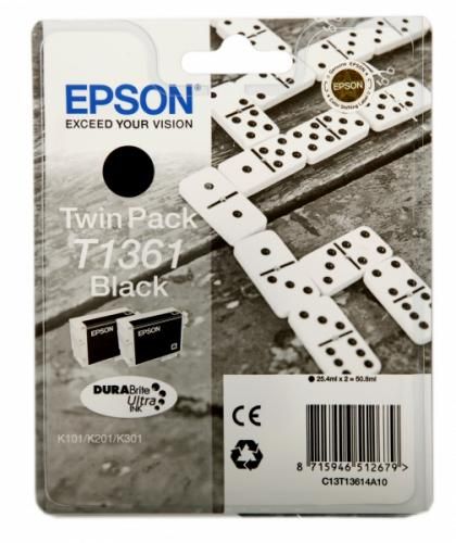 Комплект картриджей T13614A черный, 2шт Epson (C13T13614A10)