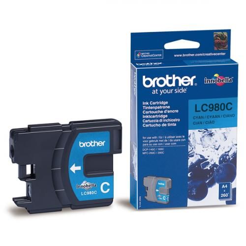 Картридж LC980C голубой Brother