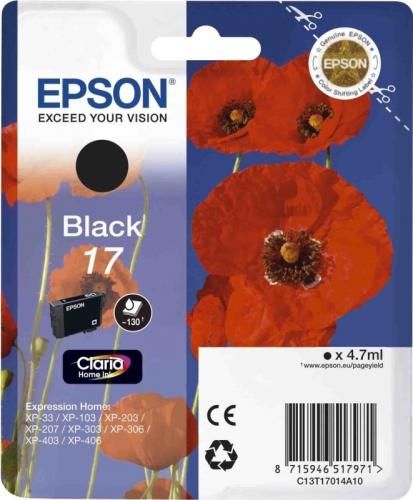 Картридж T17014A чорний Epson (C13T17014A10)