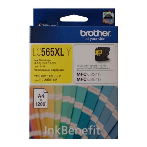 Картридж LC565XLY жовтий Brother (LC565XLY)