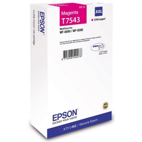 Картридж T754340 XXL пурпуровий Epson (C13T754340)