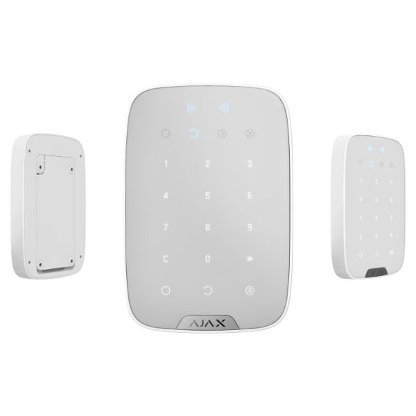 Беспроводная сенсорная клавиатура Ajax KeyPad Plus белая