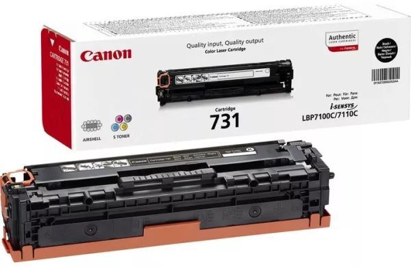 Картридж оригинальный с заправкой Canon 731 Black