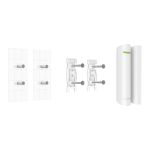 Кріпильна панель Ajax SmartBracket для великого магниту DoorProtect Black