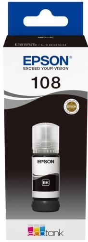 Чорнило оригінальне №108 Black для Epson EcoTank L18050 / L8050, 70 мл