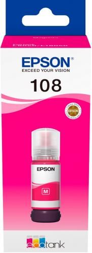 Чорнило оригінальне №108 Magenta для Epson EcoTank L18050 / L8050, 70 мл