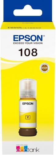 Чорнило оригінальне №108 Yellow для Epson EcoTank L18050 / L8050, 70 мл