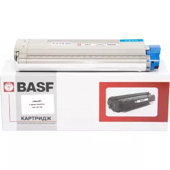 Картридж тон. BASF для OKI C831/841 аналог 44844507 Cyan ( 10000 ст.) (BASF-KT-44844507)
