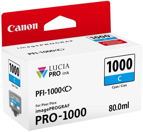 Картридж PFI-1000 голубой Canon (0547C001)
