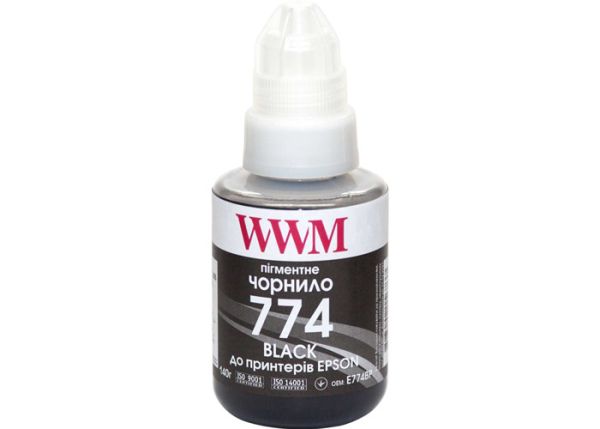 Чернило WWM для Epson M100/M105/M200, Black 200г пигментные аналог Epson 774 (T7741)