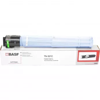 Туба з тонером BASF для Konica Minolta Bizhub C224/284/364 аналог TN321C Cyan ( 25000 ст.) (BASF-KT-TN321C)