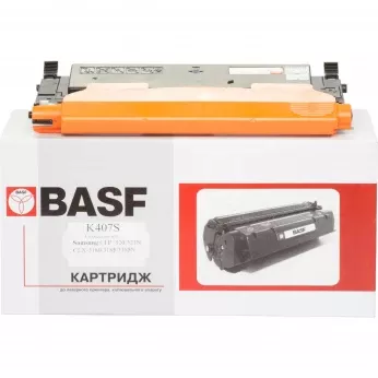 Картридж тон. BASF для Samsung CLP-320/320N/325/CLX-3185 аналог CLT-K407S Black (1500 ст.) (BASF-KT-CLTK407S)