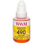 Чорнило WWM GI-490 для Canon G1400/G2400/G3400 140г Yellow (C490Y)