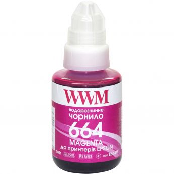 Чернила WWM 664 для Epson L110/L210/L300 140г Magenta водорастворимые (E664M)