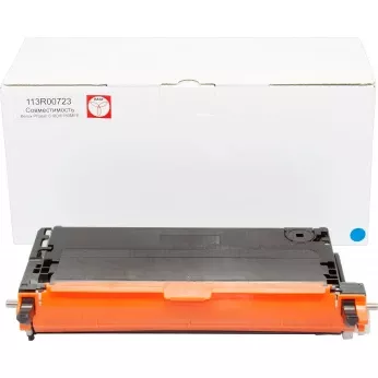Картридж тон. BASF для Xerox Phaser 6180 аналог 113R00723 Cyan ( 6000 ст.) (BASF-KT-113R00723)