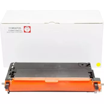 Картридж тон. BASF для Xerox Phaser 6180 аналог 113R00725 Yellow ( 6000 ст.) (BASF-KT-113R00725)