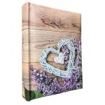 Фотоальбом «LILAC HEART» на 200 фото 10х15 см, ламінований картон, паперові аркуші 9253