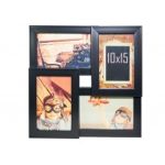 Коллаж на 4 фото 10х15 Чорний