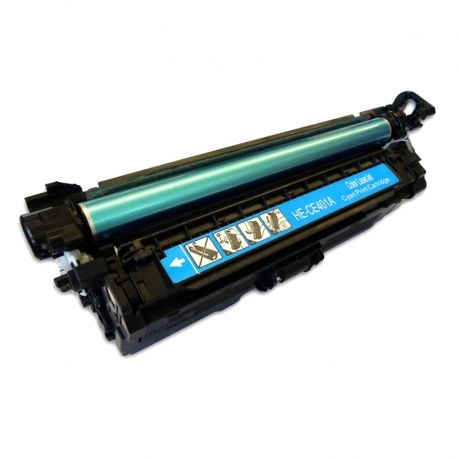Картридж оригінальний HP 507X (CE401X) Cyan з заправкою