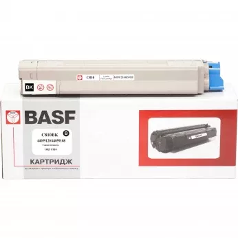 Картридж тон. BASF для OKI C810 аналог 44059120/44059108 Black ( 8000 ст.) (BASF-KT-C810K)