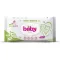 Вологі серветки Biolly Baby з алое з клапаном 120 шт