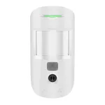 Бездротовий ІЧ датчик руху з функціями фотоверифікації тривог Ajax MotionCam S (PhOD) White