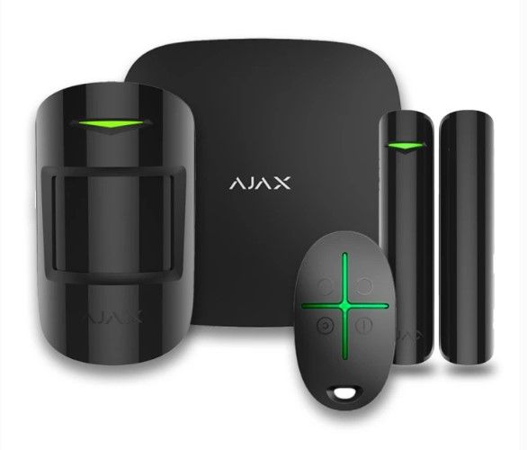 Комплект охоронної сигналізації Ajax HDR StarterKit Cam Black (StarterKit Cam) Комплект охоронної сигналізації Ajax HDR StarterKit Cam Black (StarterKit Cam)