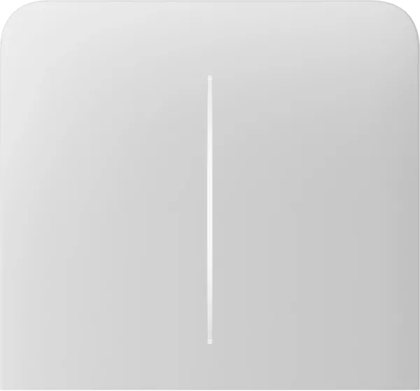 Боковая кнопка для двухклавишного выключателя Ajax SideButton (2-gang) vertical White