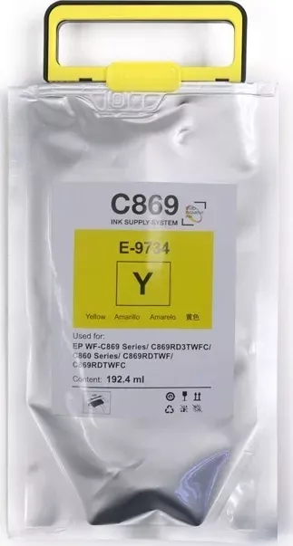 Картридж NEWTONE для Epson WorkForce Pro WF-C869RDTWF аналог C13T973400 Yellow (T9734)