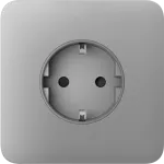 Передня панель для вбудованої розетки Ajax SoloCover (basic) Fog