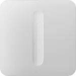 Кнопка для димерного выключателя Ajax SoloButton (Dimmer) White Кнопка для димерного выключателя Ajax SoloButton (Dimmer) White
