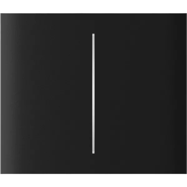Центральна кнопка для двоклавішного вимикача Ajax CenterButton (2-gang) vertical Black