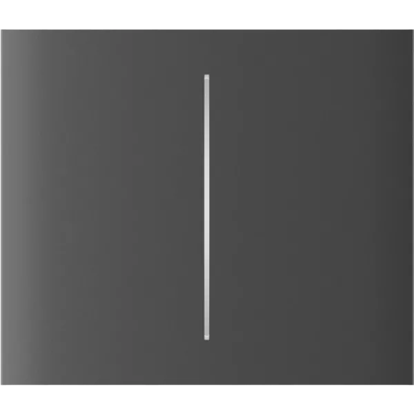 Центральна кнопка для двоклавішного вимикача Ajax CenterButton (2-gang) vertical Grey