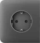 Бічна панель для вбудованої розетки Ajax SideCover (basic) Grey