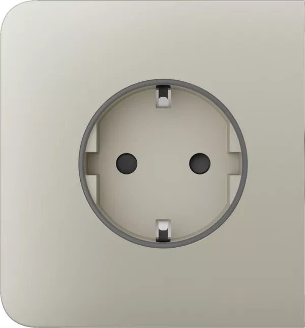 Боковая панель для встроенной розетки Ajax SideCover (basic) Ivory