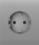 Центральна панель для вбудованої розетки Ajax СenterCover (basic) Fog