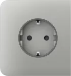 Бічна панель для вбудованої розетки Ajax SideCover (basic) Oyster