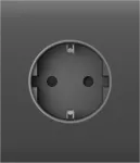 Центральна панель для вбудованої розетки Ajax СenterCover (basic) Grey