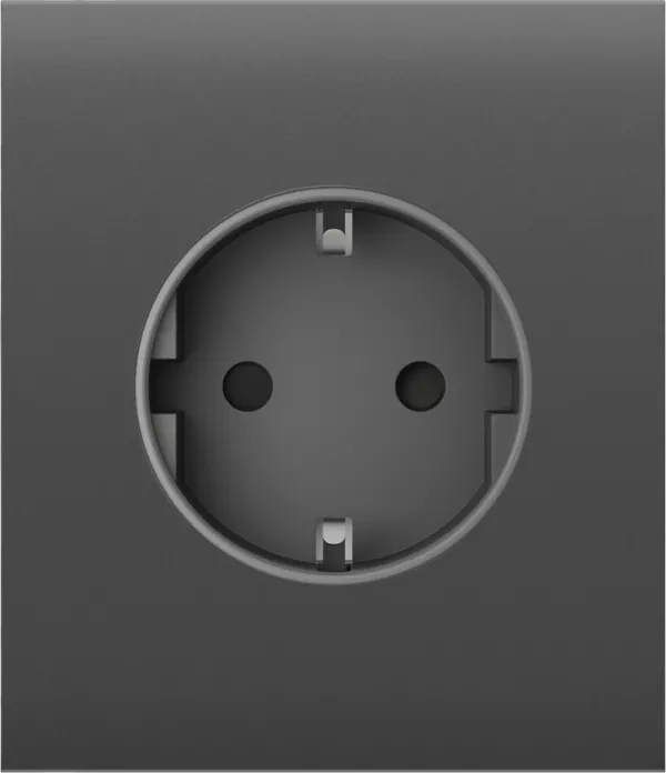 Центральная панель для встроенной розетки Ajax CenterCover (basic) Grey