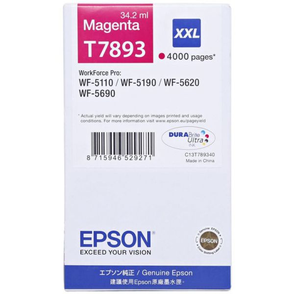 Картридж T789340 XXL пурпуровий Epson (C13T789340)