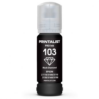 Чорнило PRINTALIST 103 для Epson L3100/3110/3150 70г Black водорозчинне (PL103BK)
