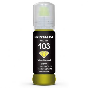 Чорнило PRINTALIST 103 для Epson L3100/3110/3150 70г Yellow водорозчинне (PL103Y)