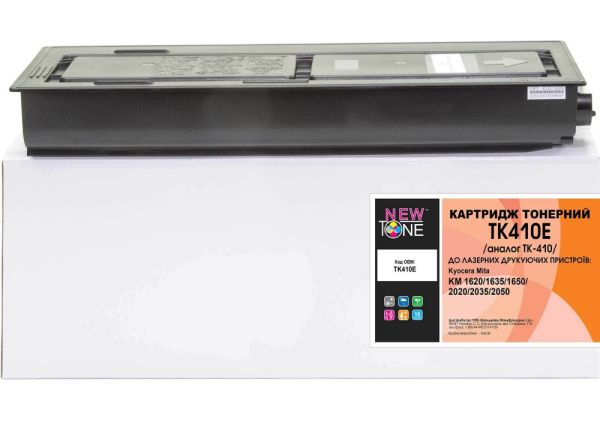 Туба з тонером NEWTONE для Kyocera Mita KM-1620/1650/2035 аналог TK-410 Black ( 15000 ст.) (TK410E)